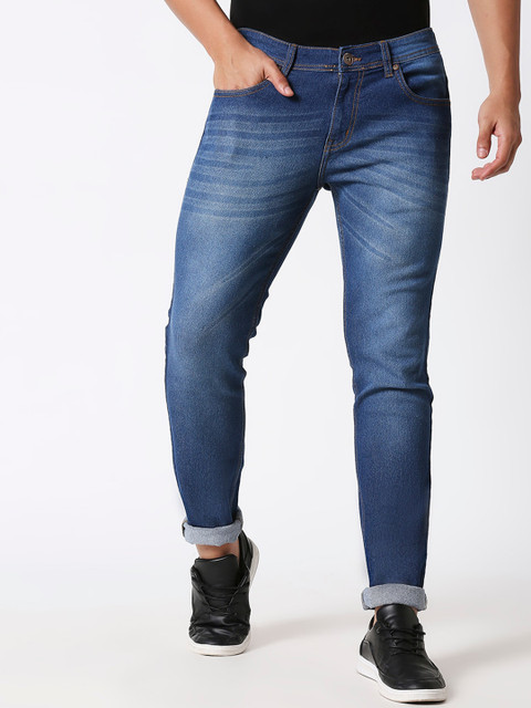 

High Star Men Blue Slim Fit Mid-Rise Clean Look Stretchable Jeans