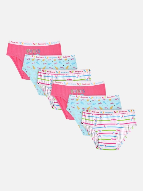 

Bodycare Kids Girls Pack Of 6 Assorted Basic Briefs