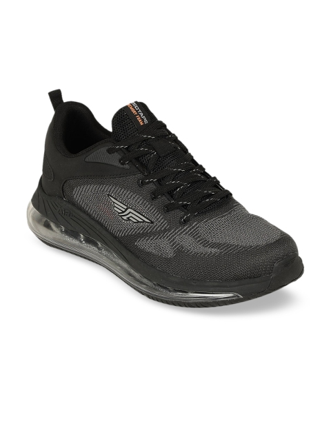 

Red Tape Men Black Mesh Air + Walking Shoes