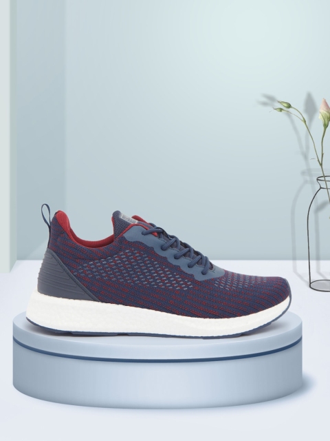 

shoexpress Men Navy Blue Textile Training or Gym Shoes