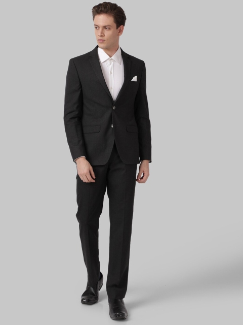 

Park Avenue Men Charcoal Grey Solid Super Slim-Fit Formal Suit