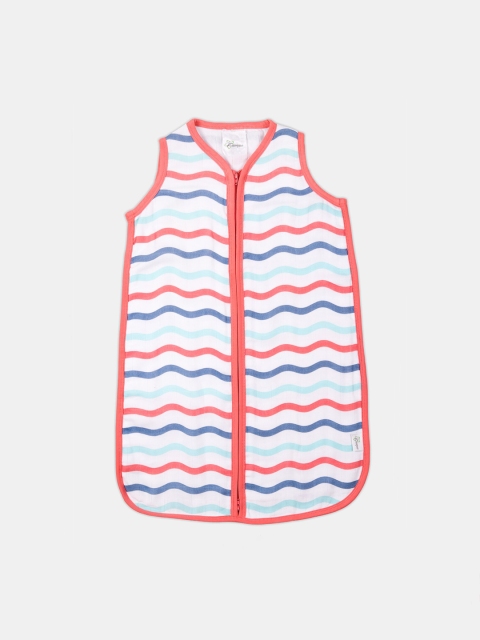 

Kaarpas White & Pink Organic Cotton Printed Jhablas