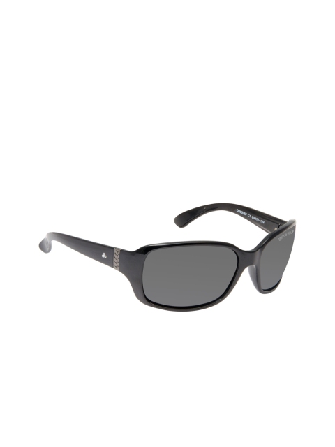 

David Blake Women Oval Sunglasses CNSGDB2060, Black