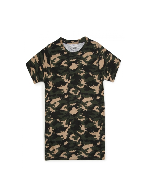 

Urbano Juniors Boys Green Printed Round Neck T-shirt
