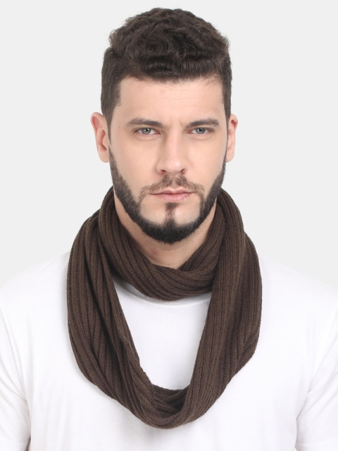 

FabSeasons Unisex Brown Self Design Muffler