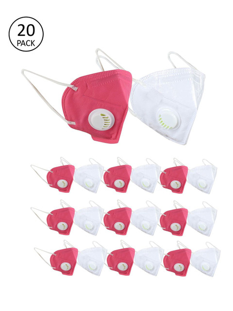 

OOMPH Unisex Pack Of 20 5-Ply N95 Masks, White