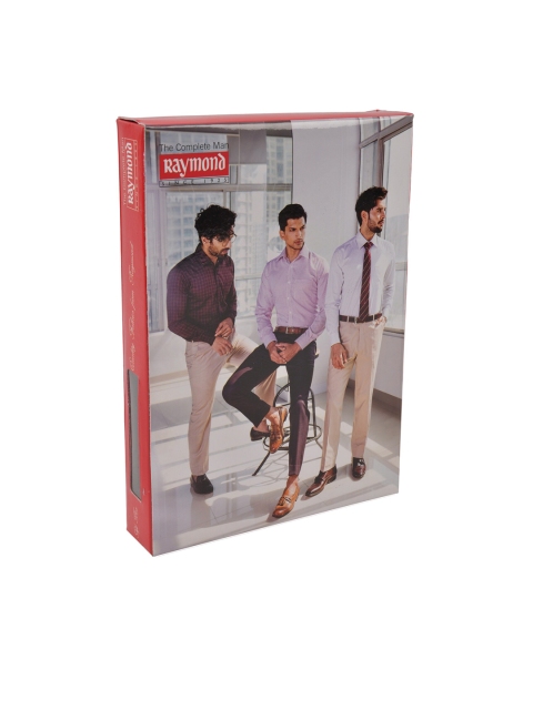 

Raymond Men Black & Pink Checked Shirt Clothing Fabric With Gift Packing Box