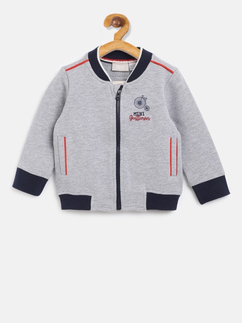 

Chicco Boys Grey Colourblocked Cardigan Sweater
