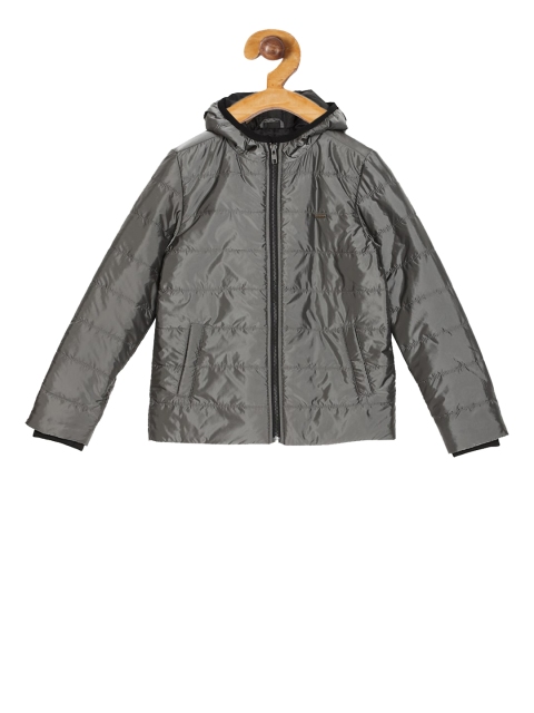 

Allen Solly Junior Boys Grey Solid Padded Jacket