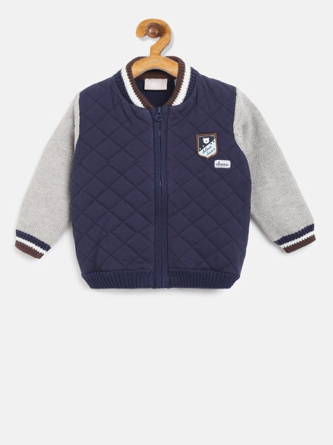 

Chicco Boys Navy Blue & Grey Colourblocked Sweatshirt