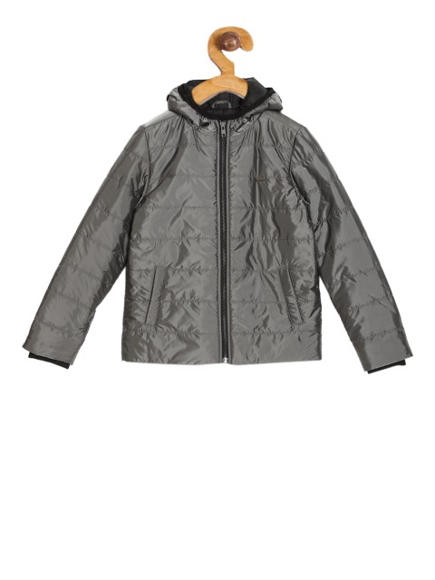 

Allen Solly Junior Boys Grey Solid Padded Jacket