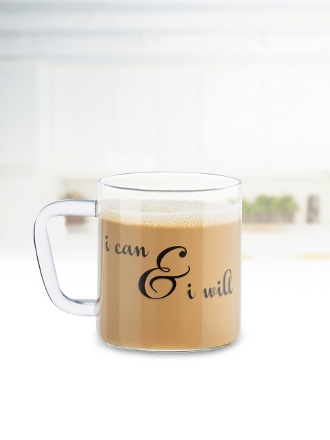 

BOROSIL Set Of 6 Transparent Solid Glass Mugs