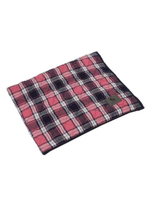 

Heads Up For Tails Purple Checked Dog Blanket