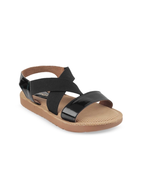 

Catwalk Women Black Solid Open Toe Flats