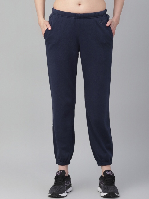 

ASICS Women Blue Solid Joggers