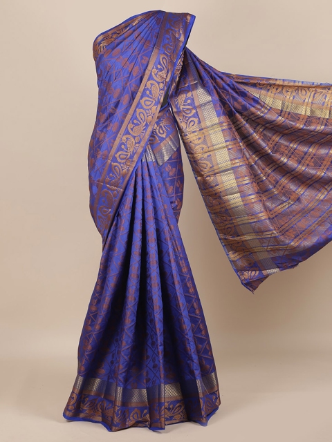 

Pothys Violet Woven Design Saree