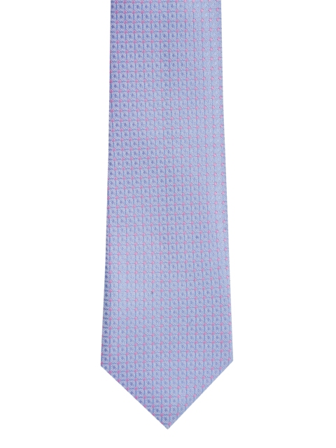 

BuckleUp Men Purple & Pink Printed Broad Tie