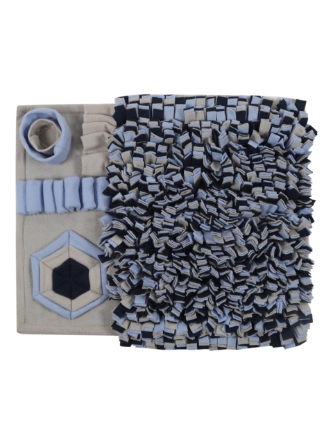 

Heads Up For Tails Grey & Blue Curious Canine Snuffle Mat for Dogs Complex Level