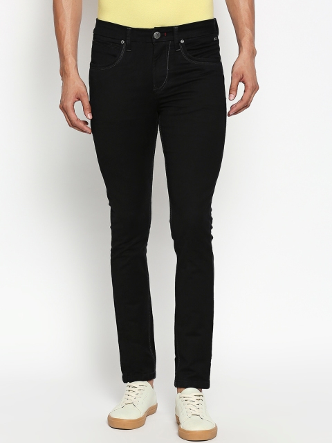 

Lawman pg3 Men Black Skinny Fit Mid-Rise Clean Look Stretchable Jeans