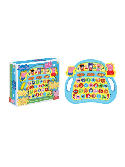 

Peppa Pig Kids Blue & Yellow Printed Aplhaphonics, Multi