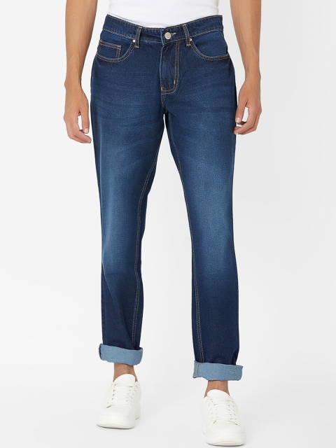

MARCA Disati Men Blue Slim Fit Mid-Rise Low Distress Jeans