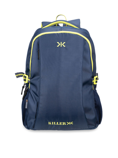 

Killer Unisex Blue Solid Backpack