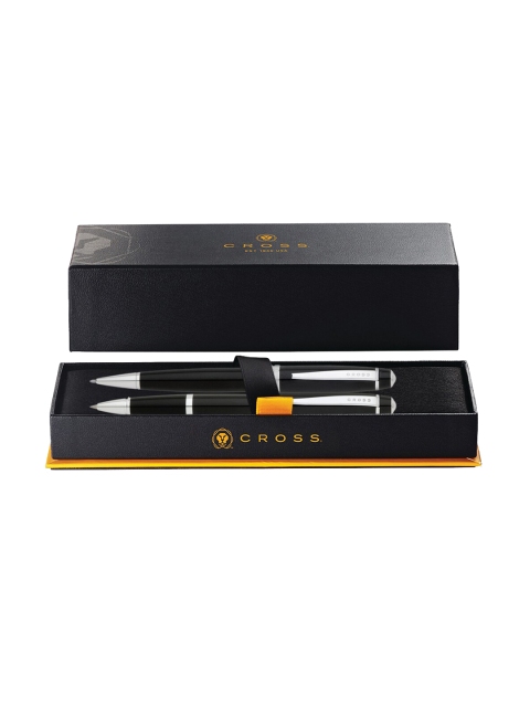 

Cross Fathers Day Graduation 2018 Bailey Black Lacquer Ball Pen/Roller BP set