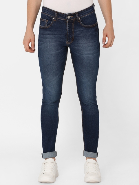 

MARCA Disati Men Navy Blue Skinny Fit Mid-Rise Clean Look Jeans