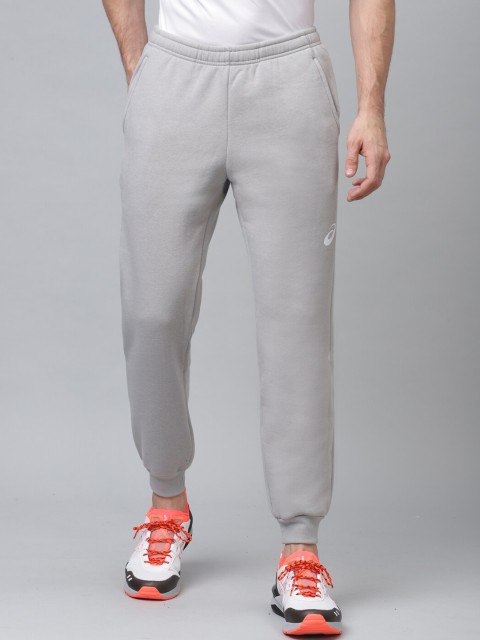 

ASICS Men Grey Solid Track Pants