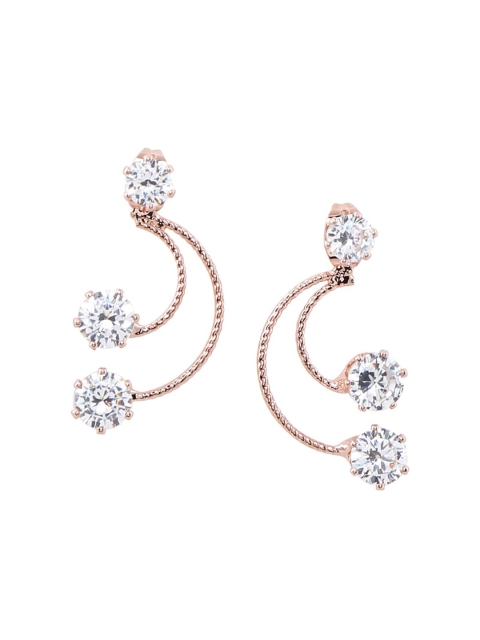 

Foxy Sperks Gold-Toned Contemporary Handcrafted Drop Earrings