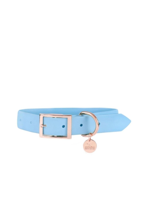 

Heads Up For Tails Blue Pastel Pawprint Rain Friendly Dog Collar