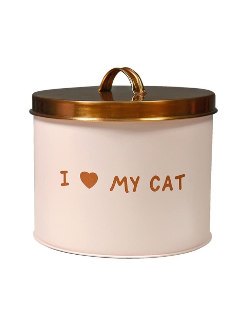 

Heads Up For Tails Cream-Colored Yum in Tum Cat Food Container
