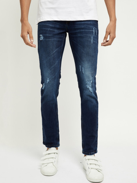 

max Men Blue Skinny Fit Jeans