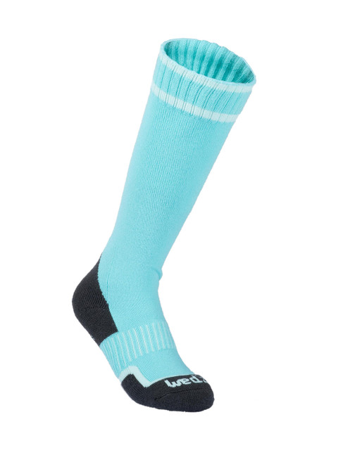 

WEDZE By Decathlon Blue Solid Knee Length Socks
