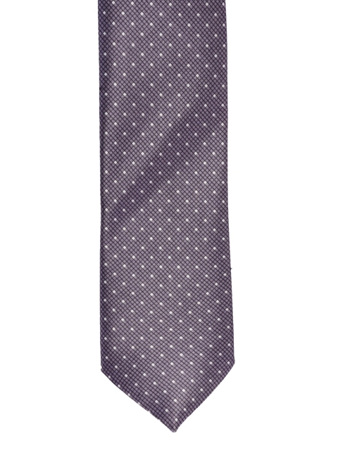 

BuckleUp Grey Woven Design Broad Tie