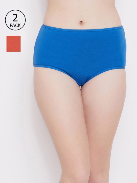

Clovia Women Pack of 2 Assorted Sustainable Hipster Briefs COMPNC853S