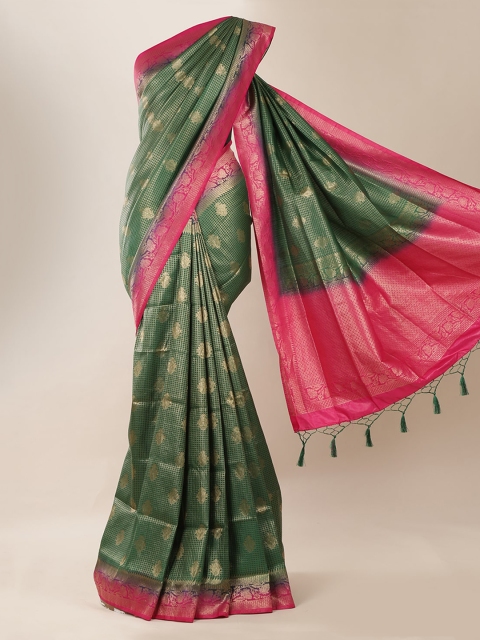 

Pothys Green Woven Design Saree