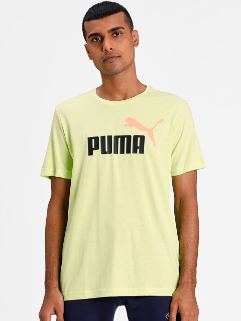 

Puma Men Green Printed Round Neck T-shirt