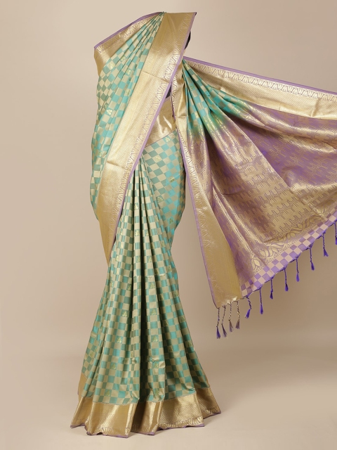 

Pothys Green Woven Design Saree