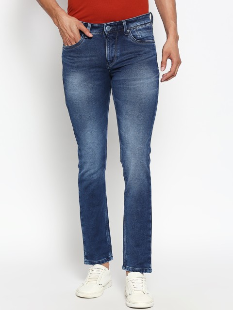 

Lawman pg3 Men Blue Skinny Fit Mid-Rise Clean Look Stretchable Jeans