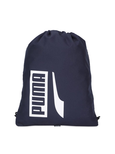 

Puma Unisex Navy Blue Brand Logo Backpack