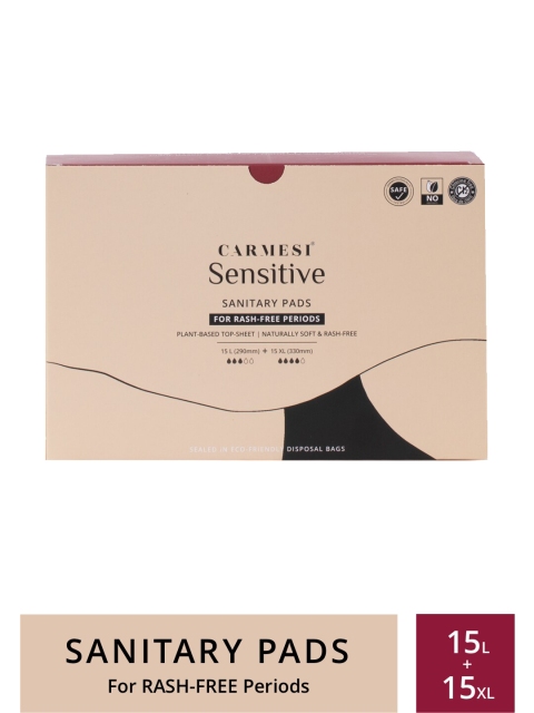 

CARMESI Pack Of 30 Sanitary Pads, White