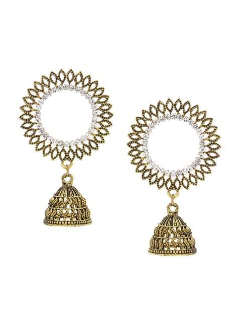 

SATCHEL Gold-Toned Dome Shaped Jhumkas