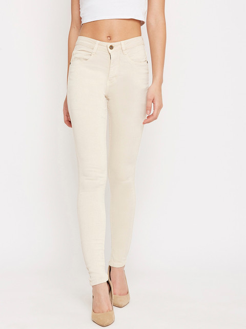 

C9 Women Beige Slim Fit Jeans