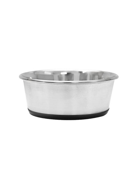 

Heads Up For Tails Silver-Toned Bon Appetit Pet Bowl