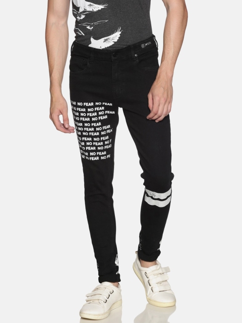 

KULTPRIT Men Black Slim Fit Jeans