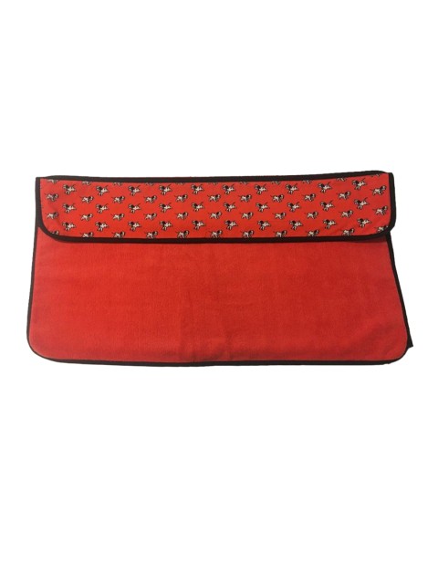 

Heads Up For Tails Orange Printed Towel For Pets