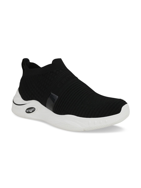 

Campus Men Black Mesh Running Shoes