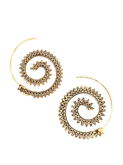 

Foxy Sperks Gold-Toned Contemporary Studs