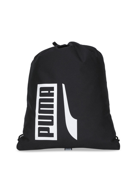 

Puma Unisex Black & White Brand Logo Plus Gym II Sack Backpack